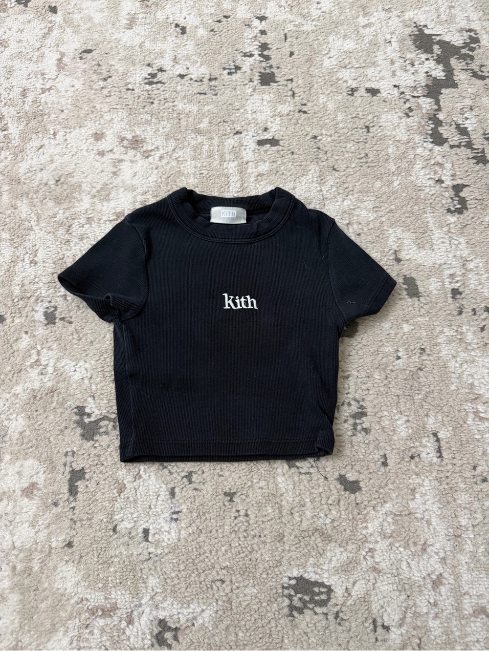 Kith Kids Black Short Sleeve Top Size 8